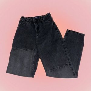 hollister black ultra-high rise dad jeans 🤍✨